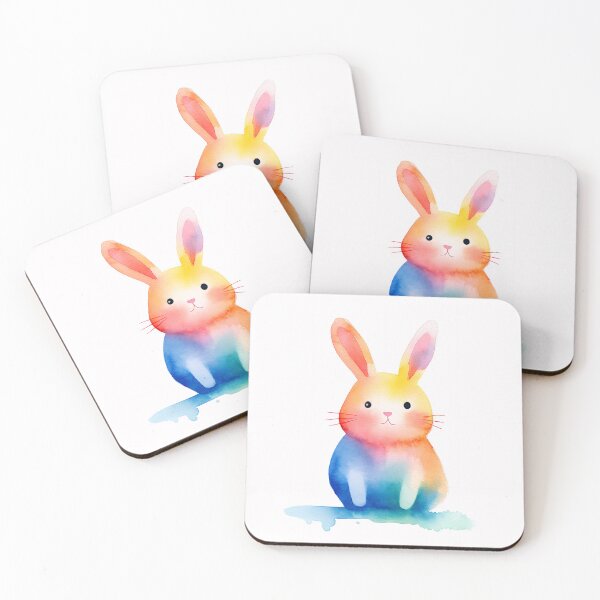 Item preview, Whisker Wonders: Delightful Watercolor Bunny Illustration designed and sold by mappmakes.