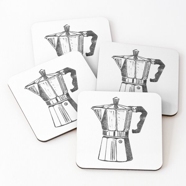 Item preview, Coffe maker linoprint designed and sold by amris_art.
