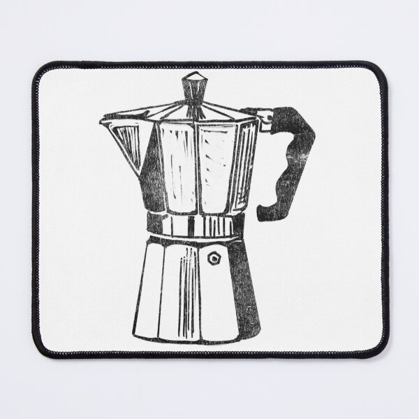 Item preview, Coffe maker linoprint designed and sold by amris_art.