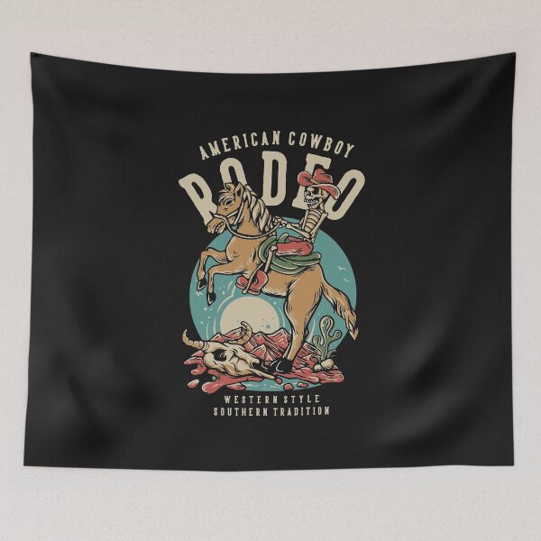 Item preview, Cowboy Skeleton, Skeleton With Cowboy Hat designed and sold by graphic-genie.