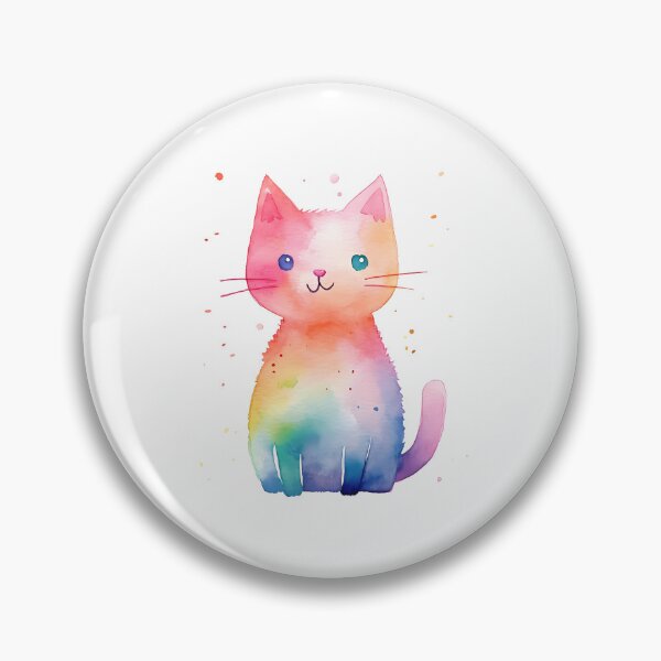 Item preview, Purrfect Paws: Whimsical Watercolor Cat Illustration designed and sold by mappmakes.