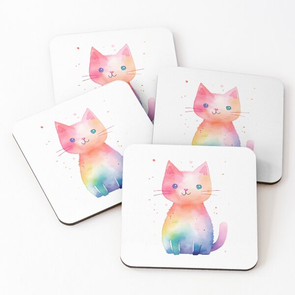 Item preview, Purrfect Paws: Whimsical Watercolor Cat Illustration designed and sold by mappmakes.