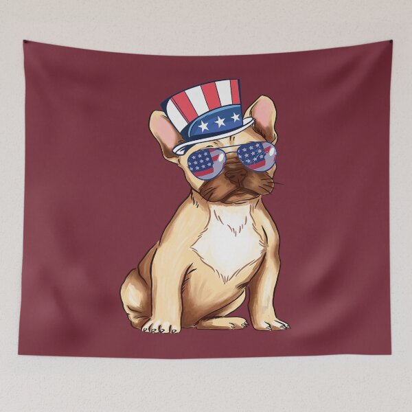 Artikelvorschau, Französische Bulldogge, Hundeliebhaber, Welpe, amerikanischer Frenchie, 4. Juli entworfen und verkauft von xuwlupdiy72.