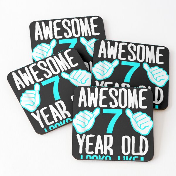 Item preview, 7th Birthday-What an Awesome 7 Year Old Looks Like designed and sold by KatieRobinson42.