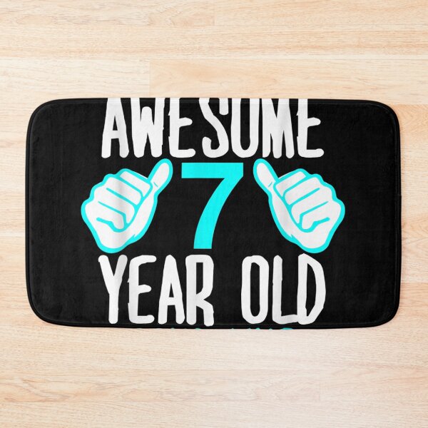 Aperçu de l'œuvre 7e anniversaire - À quoi ressemble un enfant de 7 ans génial créée et vendue par KatieRobinson42.