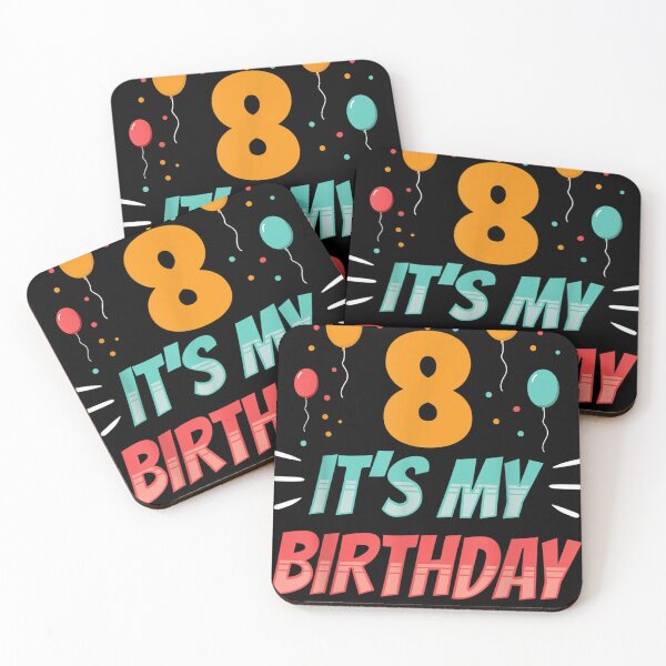Item preview, 8 It's My Birthday Party Age Year Old Eight 8Th Eighth designed and sold by KatieRobinson42.
