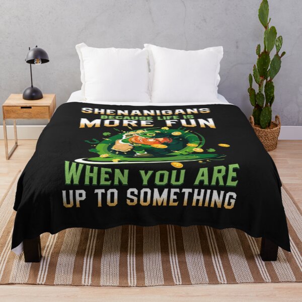 Item preview, irish gift st patricks day gift shenanigans because life is more fun leprechaun designed and sold by bastillemag.
