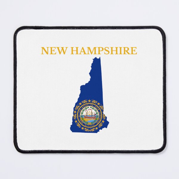 Item preview, New Hampshire Flag Map designed and sold by mannhanoii.