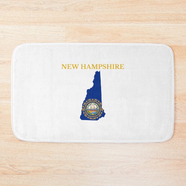 Item preview, New Hampshire Flag Map designed and sold by mannhanoii.