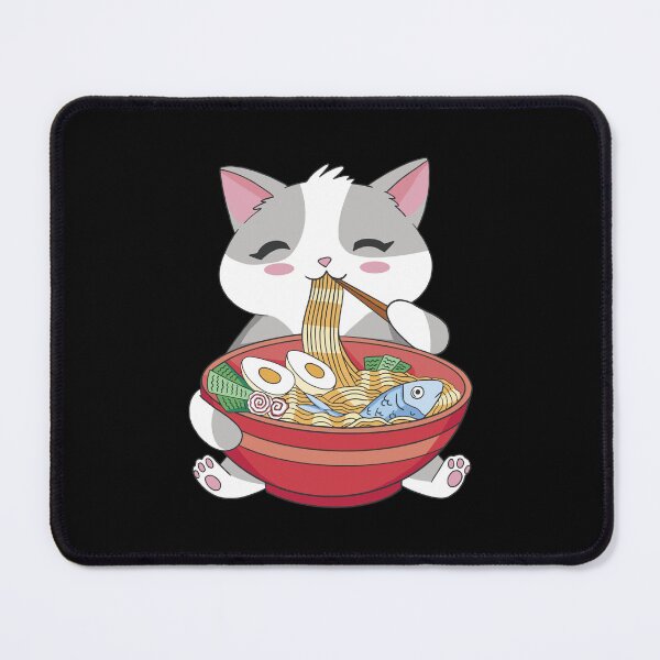 Item preview, Cat eats ramen designed and sold by DerSenat.