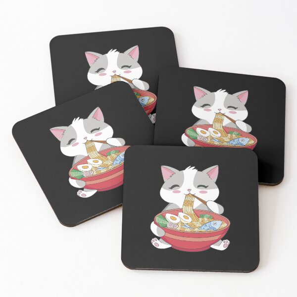 Item preview, Cat eats ramen designed and sold by DerSenat.