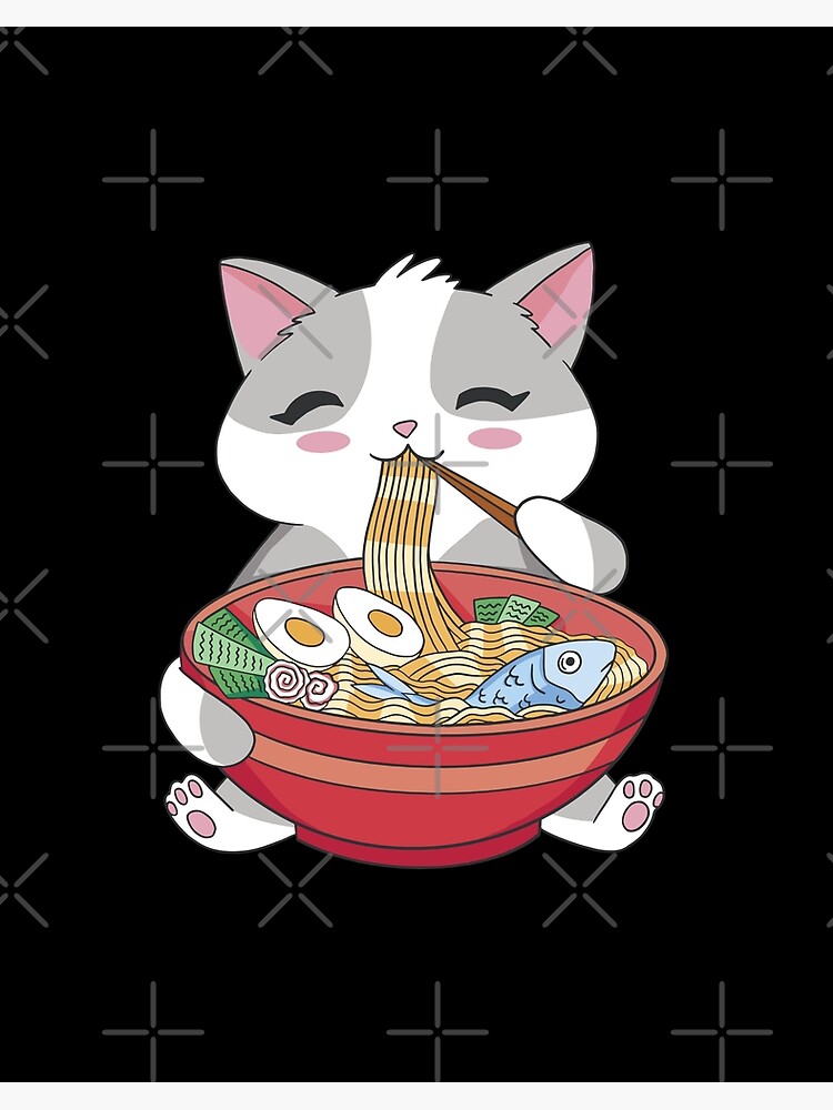 Anime cat girl Art Board Print by DerSenat