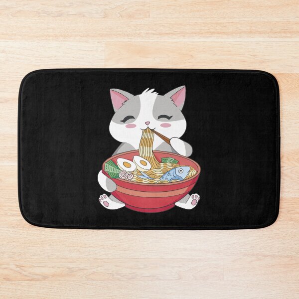 Item preview, Cat eats ramen designed and sold by DerSenat.