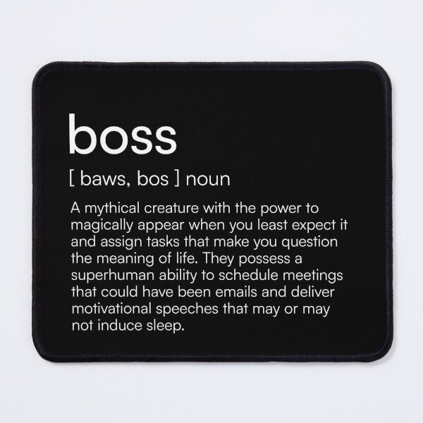 Item preview, Boss Definition designed and sold by Merchgard.