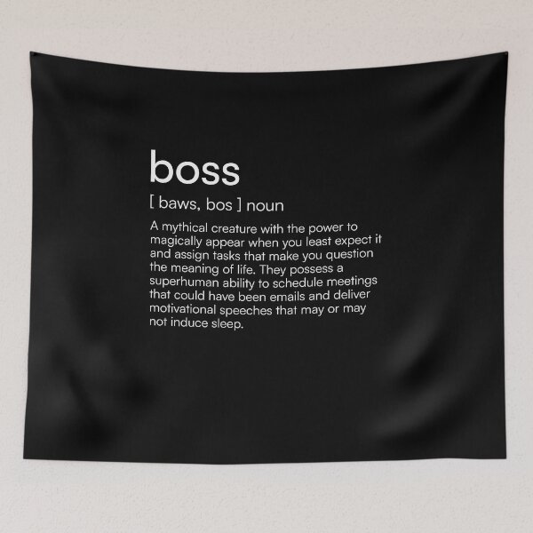 Item preview, Boss Definition designed and sold by Merchgard.