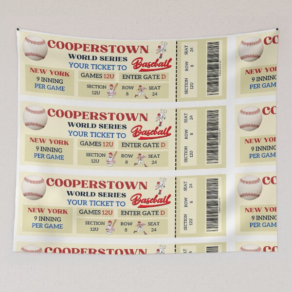 Item preview, Ticket to Cooperstown Baseball designed and sold by Cord75.