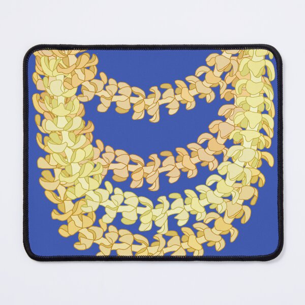 Item preview, Make a Flower Lei-blue bkgrd designed and sold by Linda Maliuana.