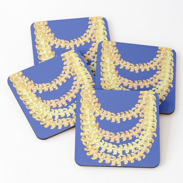 Item preview, Make a Flower Lei-blue bkgrd designed and sold by Linda Maliuana.