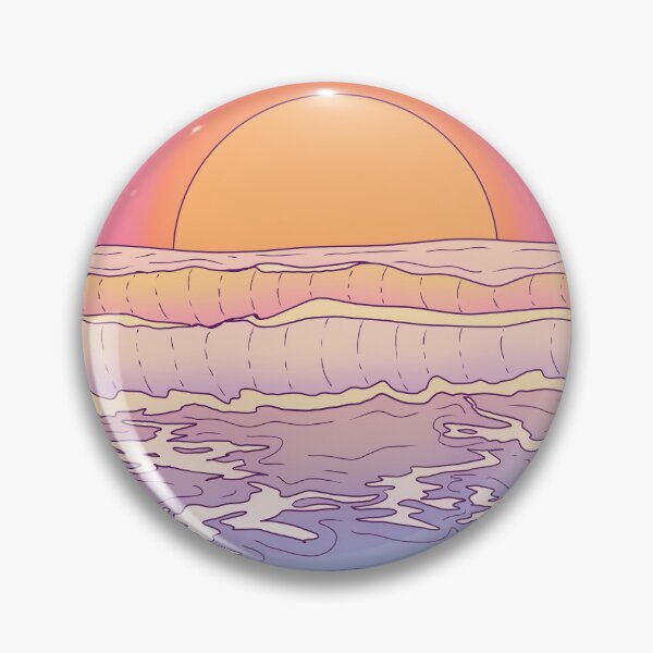 Artikelvorschau, Ozean bei Sonnenuntergang entworfen und verkauft von Swadeillustrations.
