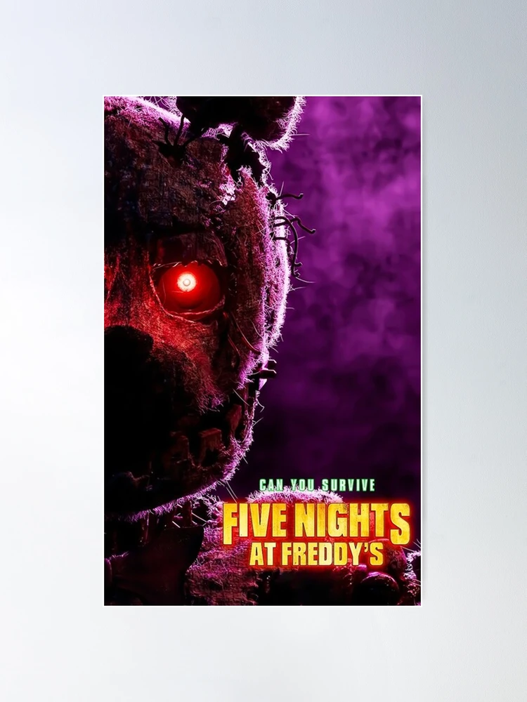 FNAF Movie Updates on X: A travel card poster was posted on