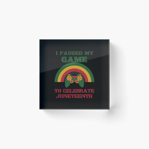 Item preview, I Paused My Game To Celebrate Juneteenth Gamer Boys Kid Teen T-Shirt designed and sold by Dark-Matter02.