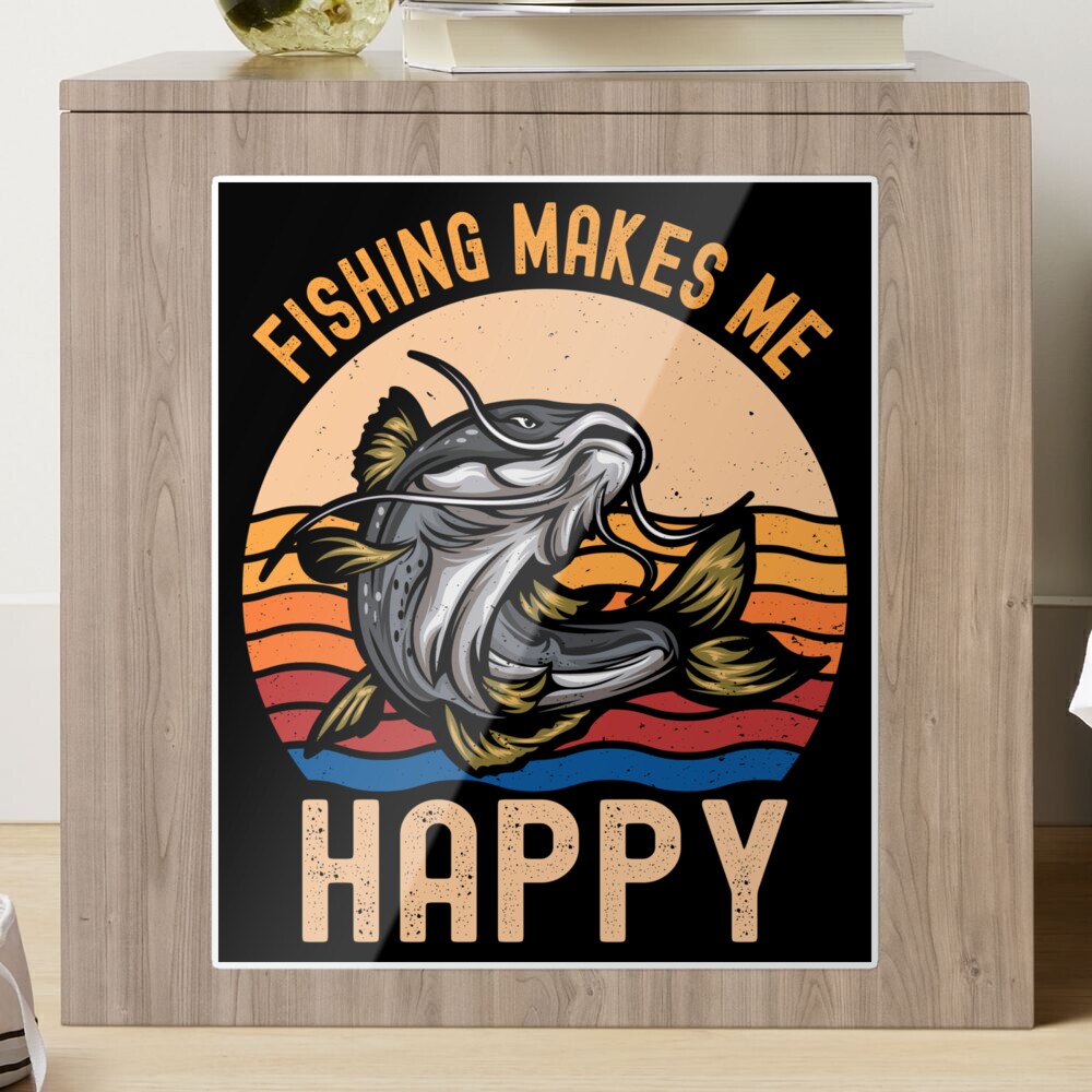 Fishing Makes Me Happy Hoodie