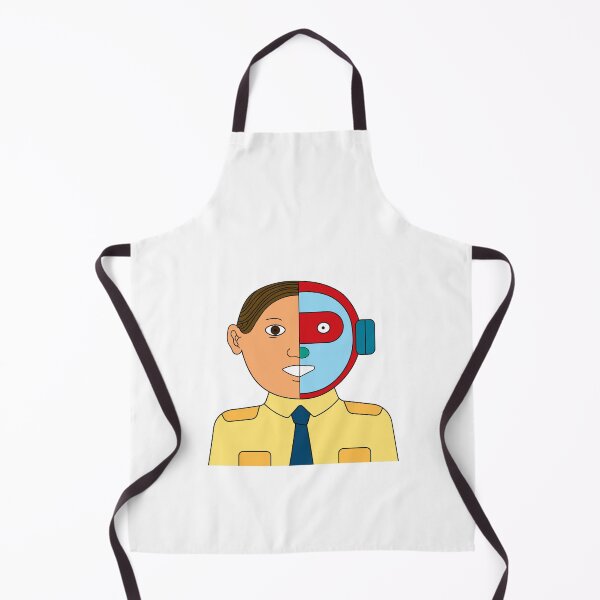 Item preview, Cyborg. Half human half robot face wearing business worker uniform. designed and sold by Nalidsa Sukprasert.