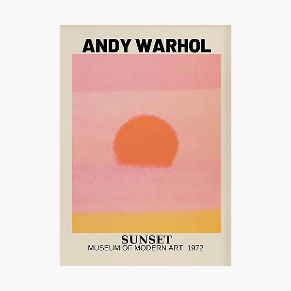 Item preview, Andy Warhol Sunset designed and sold by moorerosae.