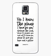 Jeremiah 29:11 - For I know the plans I have for you... Christian Scripture Art - Bible Verses Case/Skin for Samsung Galaxy
