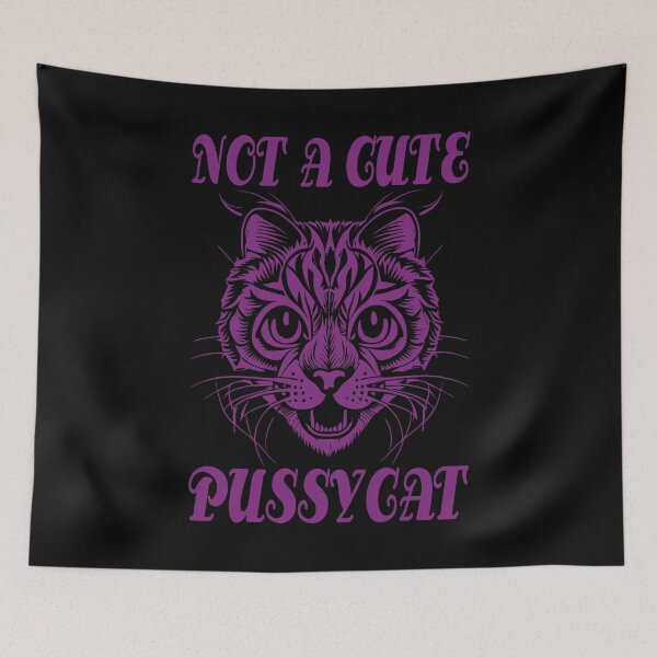 Item preview, Not A Pussycat Purple designed and sold by Soulemotion.