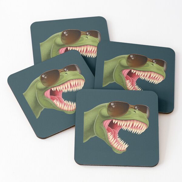 Item preview, dino with sunglass    designed and sold by Gertrude-Carter.