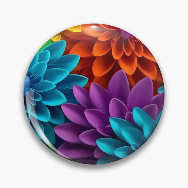 Item preview, 3d flower wallpaper designed and sold by Kyle Peters.