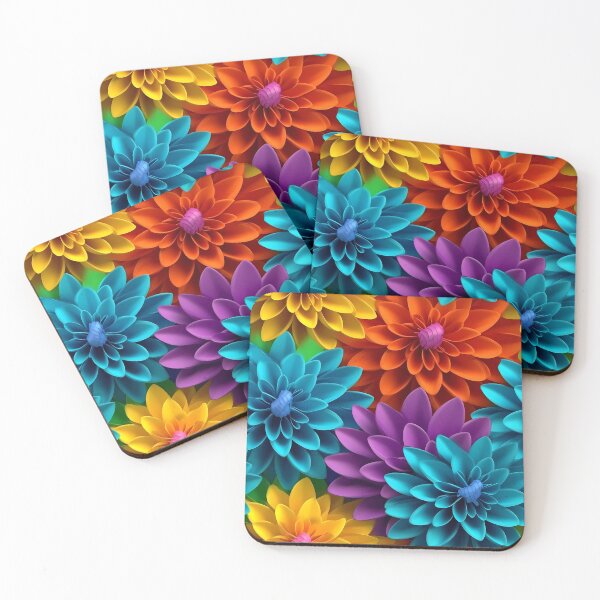 Item preview, 3d flower wallpaper designed and sold by Kyle Peters.