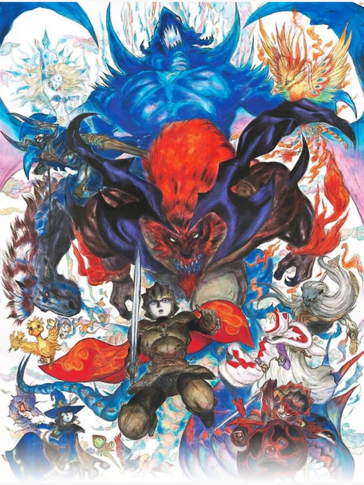 18x24 Final Fantasy A Realm on sale Reborn x Yoshitaka Amano Gothic Framed Poster Print 061