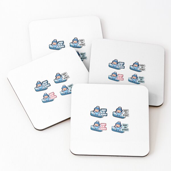 Item preview, Baby on board, snowboarder, sticker pack designed and sold by CUTE see.