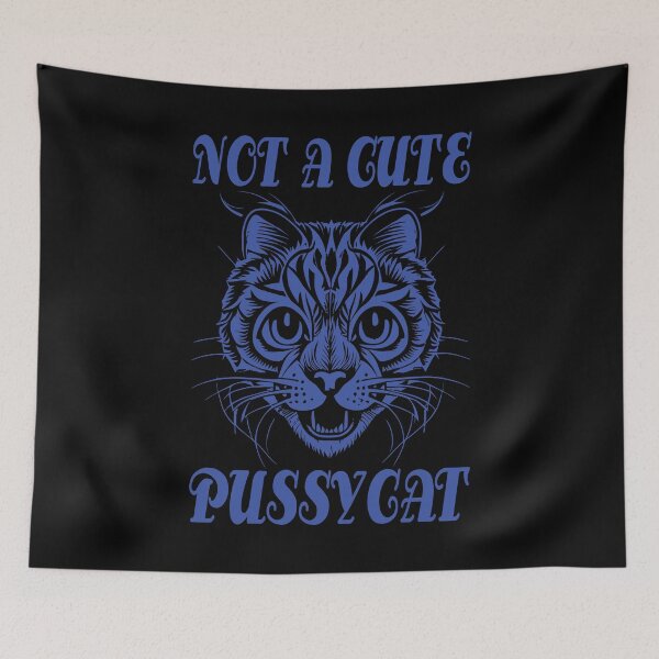Item preview, Not A Pussycat Blue 2 designed and sold by Soulemotion.