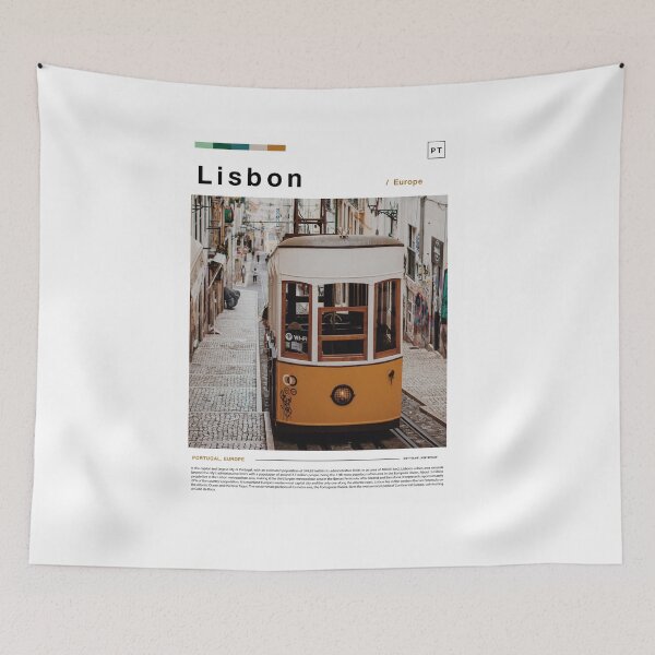 Item preview, LISBON LANDSCAPE POSTER designed and sold by paulrommer.