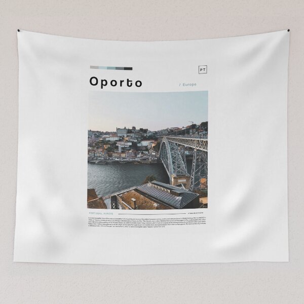 Item preview, OPORTO LANDSCAPE POSTER designed and sold by paulrommer.