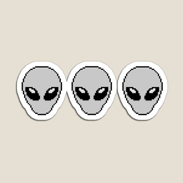 Item preview, Pixel Alien Heads designed and sold by raemay.