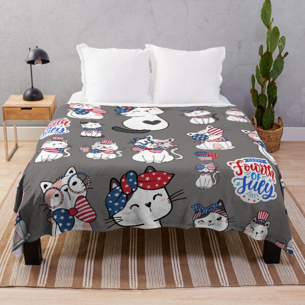 Item preview, Collection of 4th of July Cats designed and sold by CatsWCleavers.