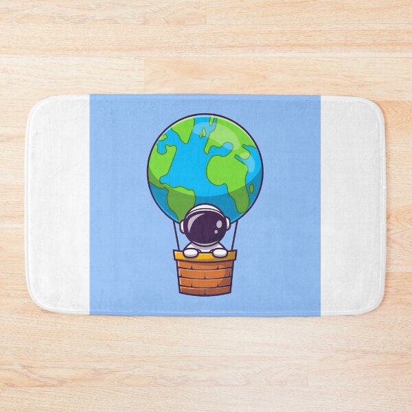 Item preview, Astro-Bunny: Cute Rabbit Astronaut Dabbing and Flying with Carrot Rocket designed and sold by hjian8219.
