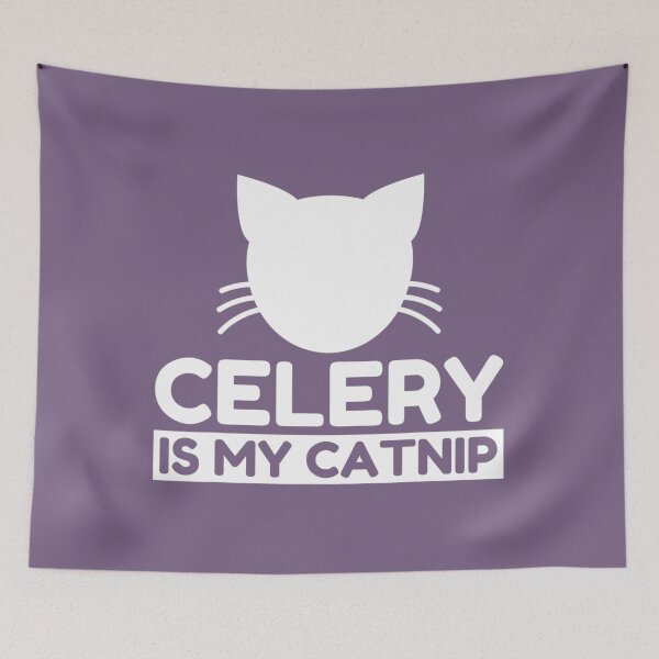 Item preview, Celery Lover Funny Cute Cat 	 		 designed and sold by yodajjbaxh6.