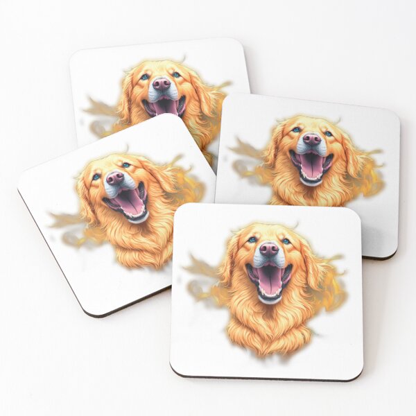 Item preview, Golden Joy: A Delightfully Happy Golden Retriever designed and sold by meesin-shop.