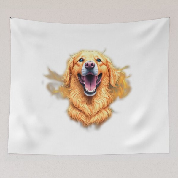 Item preview, Golden Joy: A Delightfully Happy Golden Retriever designed and sold by meesin-shop.