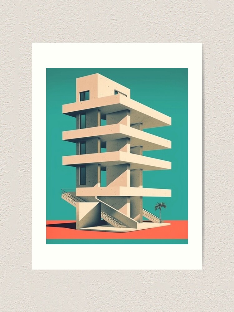 Bauhaus architecture poster 2