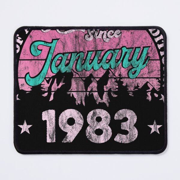 Item preview, 40 Years Old Awesome Since January 1983 40th Birthday 2023 designed and sold by Leah Cunningham.