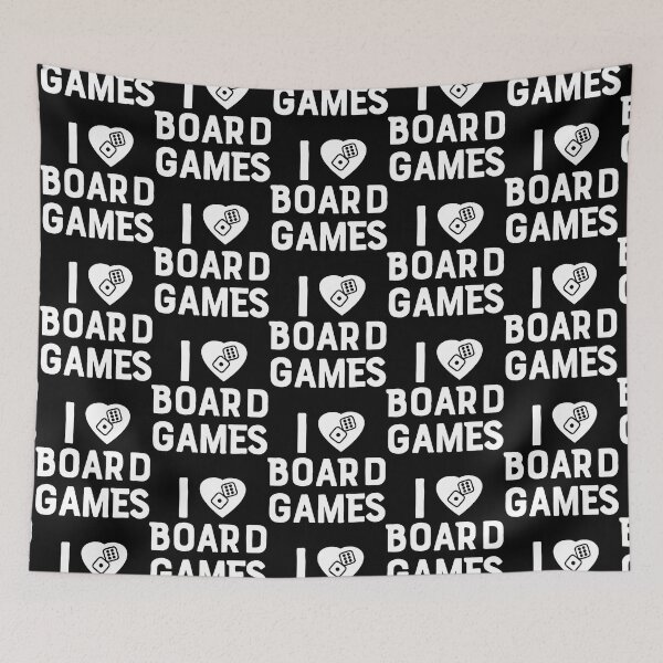 Item preview, I Love Board Games Ladies, Men_s Gamer Addict Gift designed and sold by MrMeepOfficial.