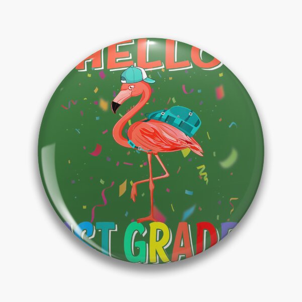 Item preview, Hello 1st Grade Flamingo Back To School Teacher And Student 	 	 designed and sold by keeacylkarr92.