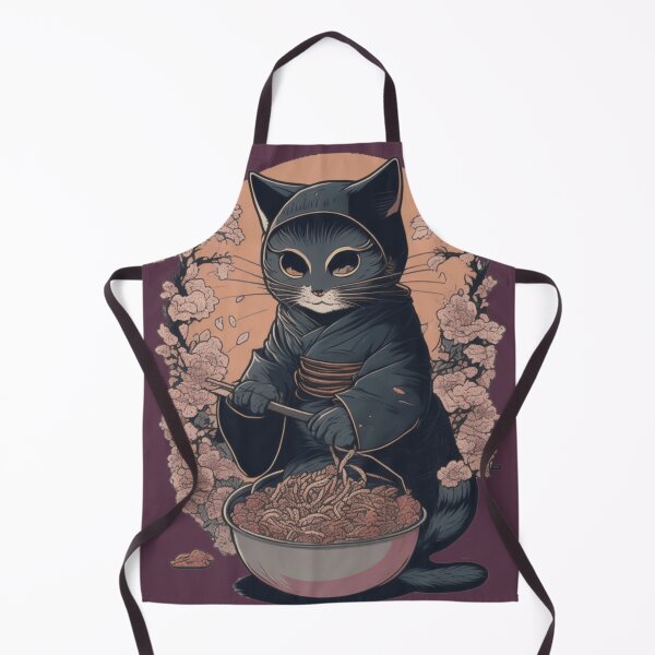Item preview, Kawaii Vintage Style Japenese Ramen Cat designed and sold by YrtemmyS.