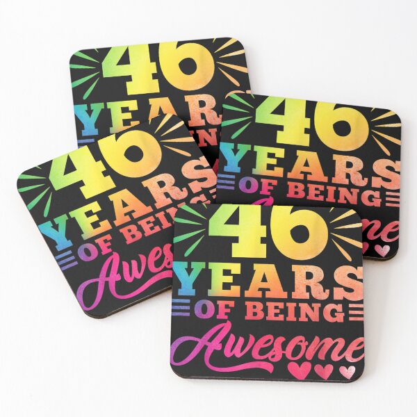 Item preview, 46th Birthday 46 year old 46 Years Of Being Awesome designed and sold by Mark Holowchak.
